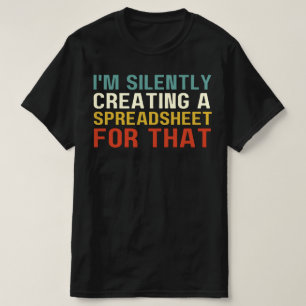 Ich erschaffe stillschweigend eine Tabelle dafür, T-Shirt