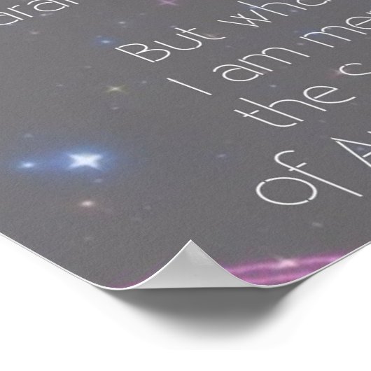 Ich erscheint als Schatten / Original Gedicht / ©S Poster (Ecke)