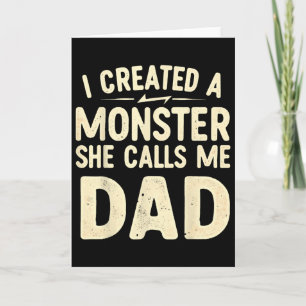 Ich erschuf ein Monster, das mich Papa nennt  Karte