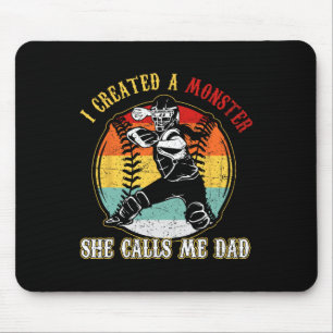 Ich erschuf ein Monster, sie nennt mich Dad Softll Mousepad