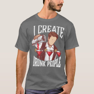 Ich erstelle betrunkene Menschen Design für einen  T-Shirt