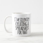 Ich erstelle dafür still und leise eine Tabelle Kaffeetasse (Links)