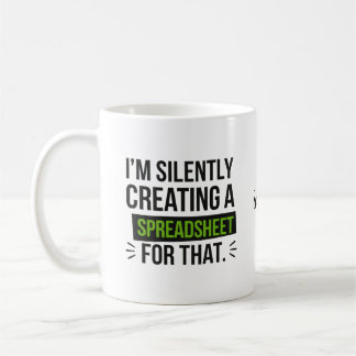 Ich erstelle dafür still und leise eine Tabelle Kaffeetasse