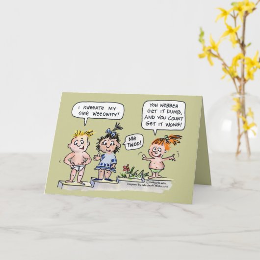 Ich erstelle meine eigene Grußkarte Karte (Gelbe Blume)