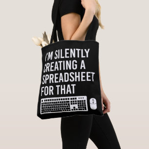 Ich erstelle still ein Tabellenkalkulationsprogram Tasche