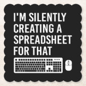 Ich erstelle still ein Tabellenkalkulationsprogram Untersetzer (Vorderseite)