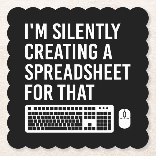 Ich erstelle still ein Tabellenkalkulationsprogram Untersetzer (Vorderseite)