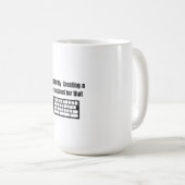 Ich erstelle still eine Tabelle Kaffeetasse (VorderseiteRechts)