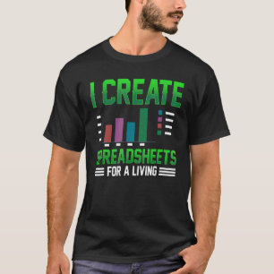 Ich erstellen Tabellen für einen lebendigen Arbeit T-Shirt