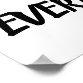 Ich erwarte sehr viel positive Bejahungen Poster (Ecke)