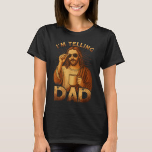 Ich erzähle Papa lustige Jesus-Sprüche christliche T-Shirt