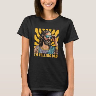 Ich erzähle Papa - Lustiger cooler Jesus Christus  T-Shirt