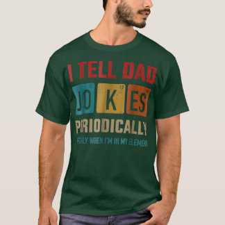 Ich erzähle Papa-Witze Periodisch Element Vintage T-Shirt