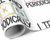 Ich erzähle Vater Jokes regelmäßig Geschenkpapier (Rolleneckpunkt)