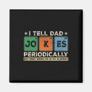 Ich erzähle Vater Jokes regelmäßig lustige Vater&# Magnet