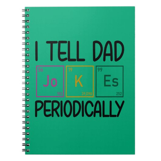 Ich erzähle Vater Jokes regelmäßig Notizblock (Vorderseite)