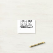 Ich erzähle Vater Jokes regelmäßig Post-it Klebezettel (Auf Schreibtisch)