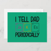 Ich erzähle Vater Jokes regelmäßig Postkarte (Vorne/Hinten)