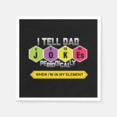 Ich erzähle Vater Jokes regelmäßig Serviette (Vorderseite)