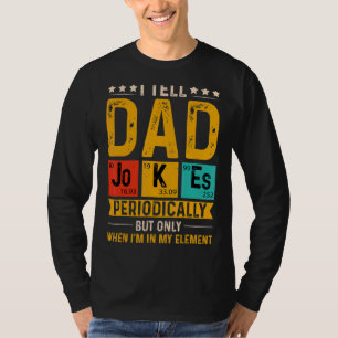 Ich erzähle Vater Jokes regelmäßig Vatertag T-Shirt