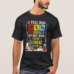 Ich erzähle Vater-Witze regelmäßig Vintagen Vatert T-Shirt
