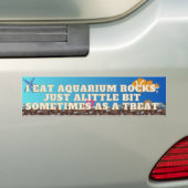 Ich esse Aquarium Rocks, Autoaufkleber (Auf Auto)