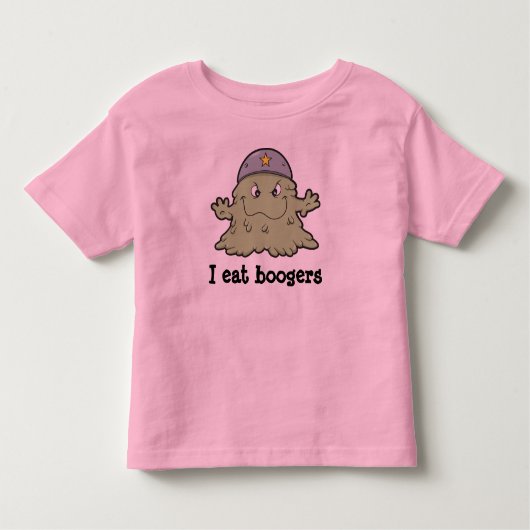 Ich esse Boogers T - Shirt für Kleinkinder (Vorderseite)