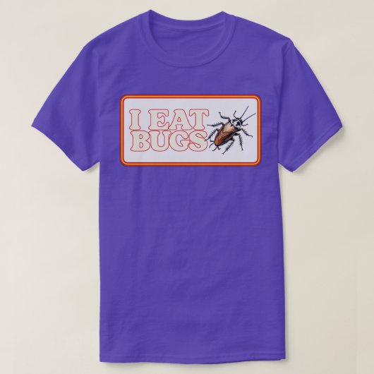 Ich esse Bugs T-Shirt (Design vorne)
