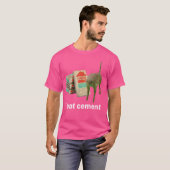 Ich esse Cement Funny Cat Offensive unpassende adu T-Shirt (Vorne ganz)