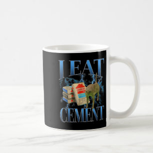 Ich esse Cement verfluchte Katze Funny Odly spezif Kaffeetasse