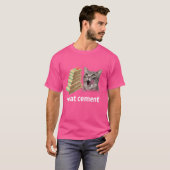 Ich esse Cement verfluchte Katze Funny Odly spezif T-Shirt (Vorne ganz)