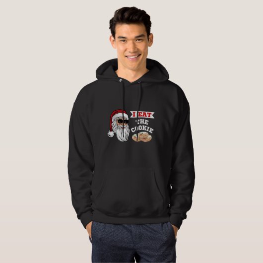 Ich esse das Keks Funny Dirty Joke Weihnachten Hoodie (Vorne ganz)
