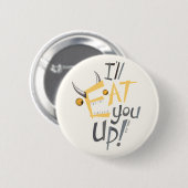 Ich esse dich grafisch button (Vorne & Hinten)