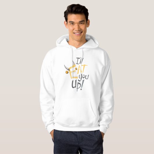 Ich esse dich grafisch hoodie (Vorne ganz)
