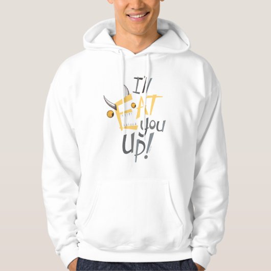 Ich esse dich grafisch hoodie (Vorderseite)
