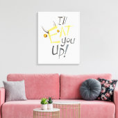 Ich esse dich grafisch leinwanddruck (Insitu (Wohnzimmer))