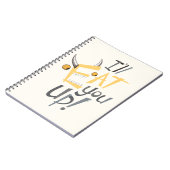 Ich esse dich grafisch notizblock (Linke Seite)