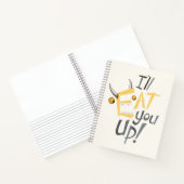 Ich esse dich grafisch notizblock (Innenseite)