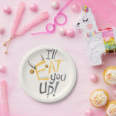 Ich esse dich grafisch pappteller (Party)