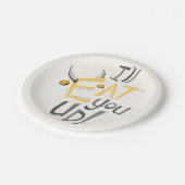 Ich esse dich grafisch pappteller (Schrägansicht)