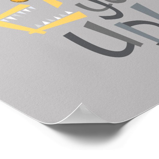 Ich esse dich grafisch poster (Ecke)