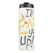 Ich esse dich grafisch thermosbecher (Vorderseite)