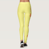 Ich esse Gehirne Leggings (Rückseite)