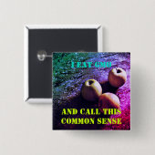 Ich esse GVO-Button-Abzeichen Button (Vorne & Hinten)