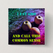 Ich esse GVO-Button-Abzeichen Button (Vorderseite)