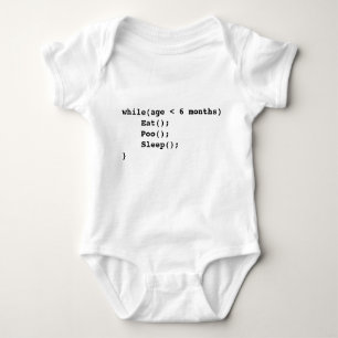 Ich esse I poo, das ich Programmierungsbaby Baby Strampler