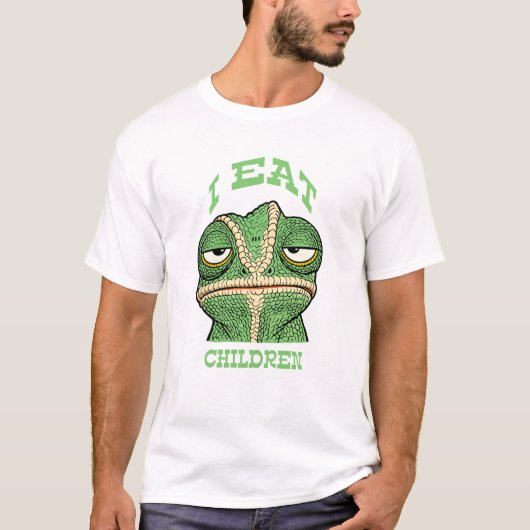 Ich esse Kinder T-Shirt (Vorderseite)