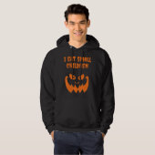 Ich esse kleine Kinder Halloween, schwangere Kostü Hoodie (Vorne ganz)