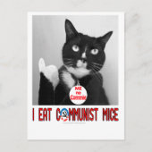 ICH ESSE KOMMUNISTISCHE MIKA POSTKARTE (Vorderseite)