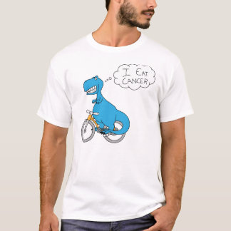 Ich esse Krebsblau T-Shirt